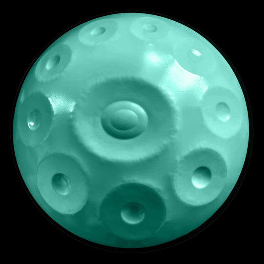 9 and 12 Note Handpans in TURQUOISE | Generation 4s